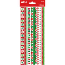 Αυτοκόλλητα Χριστουγέννων με χρυσόσκονη