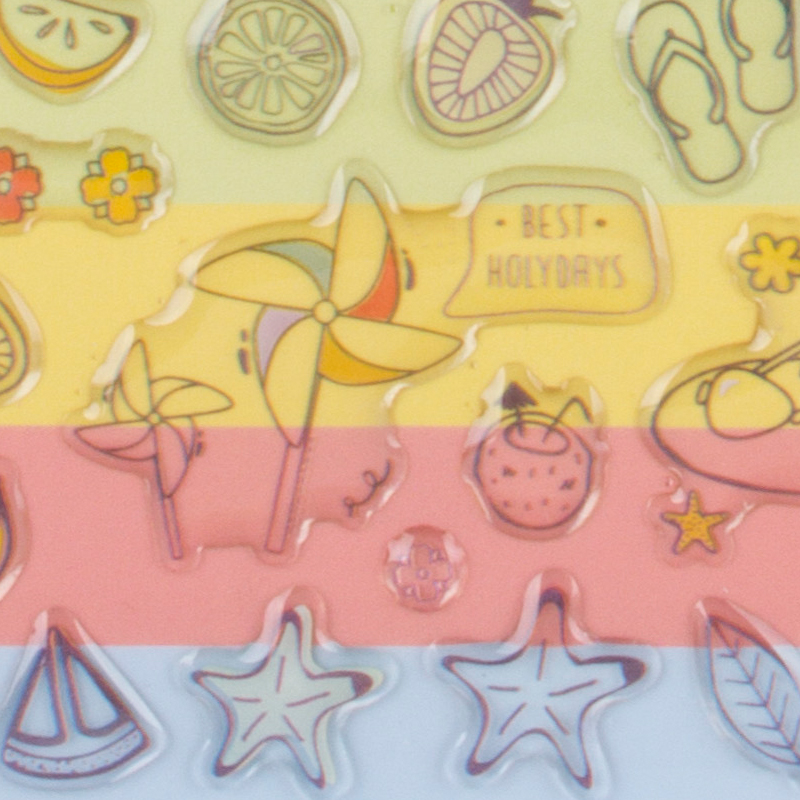 APLI Stickers Summer 1 sheet