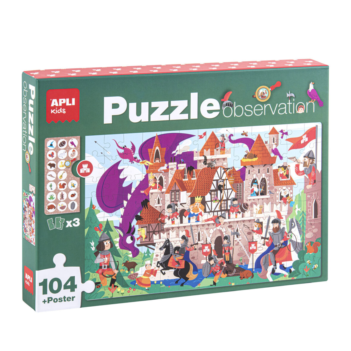 APLI Puzzle Observation Castle (104 pieces)
