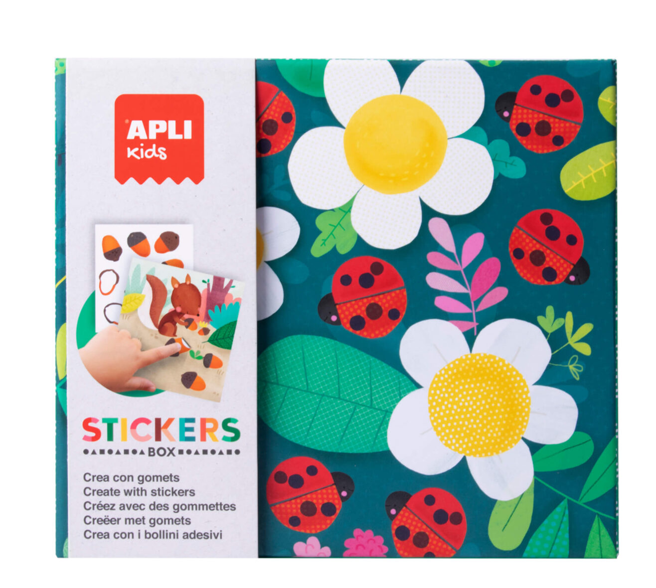 APLI Stickers game Ladybug
