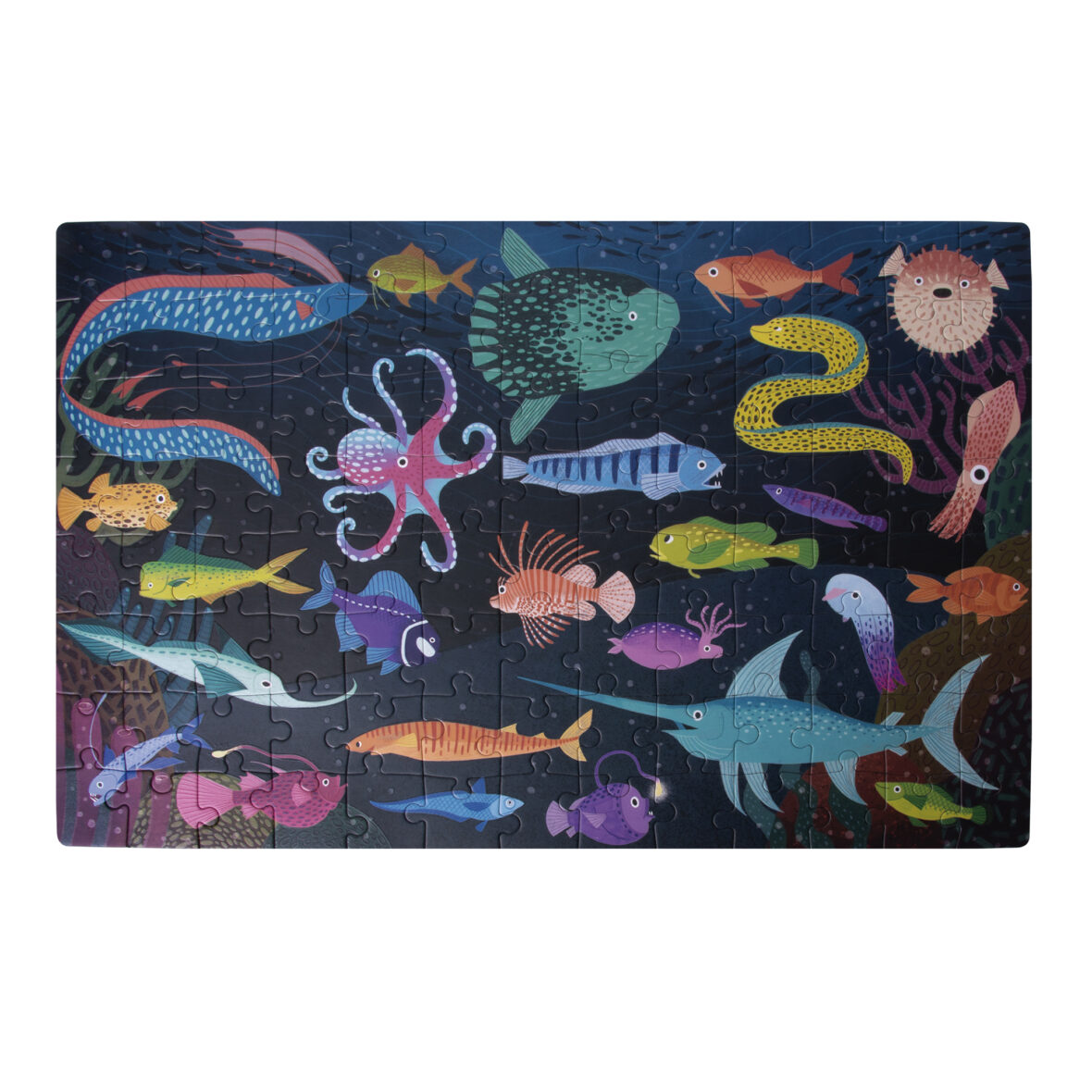 APLI Puzzle glow in the dark Ocean (104 pieces)