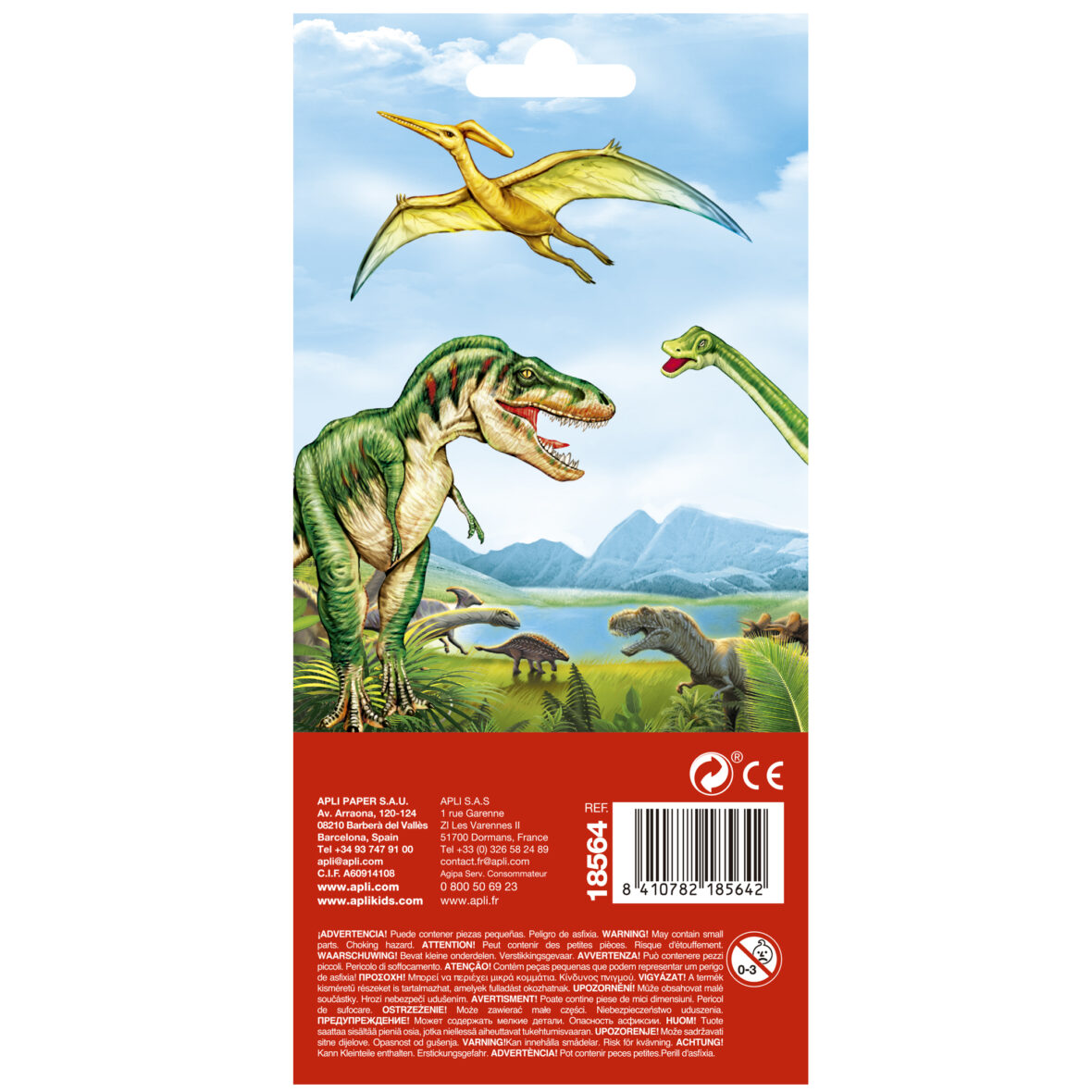 APLI Stickers Dinosaurs 1 sheet