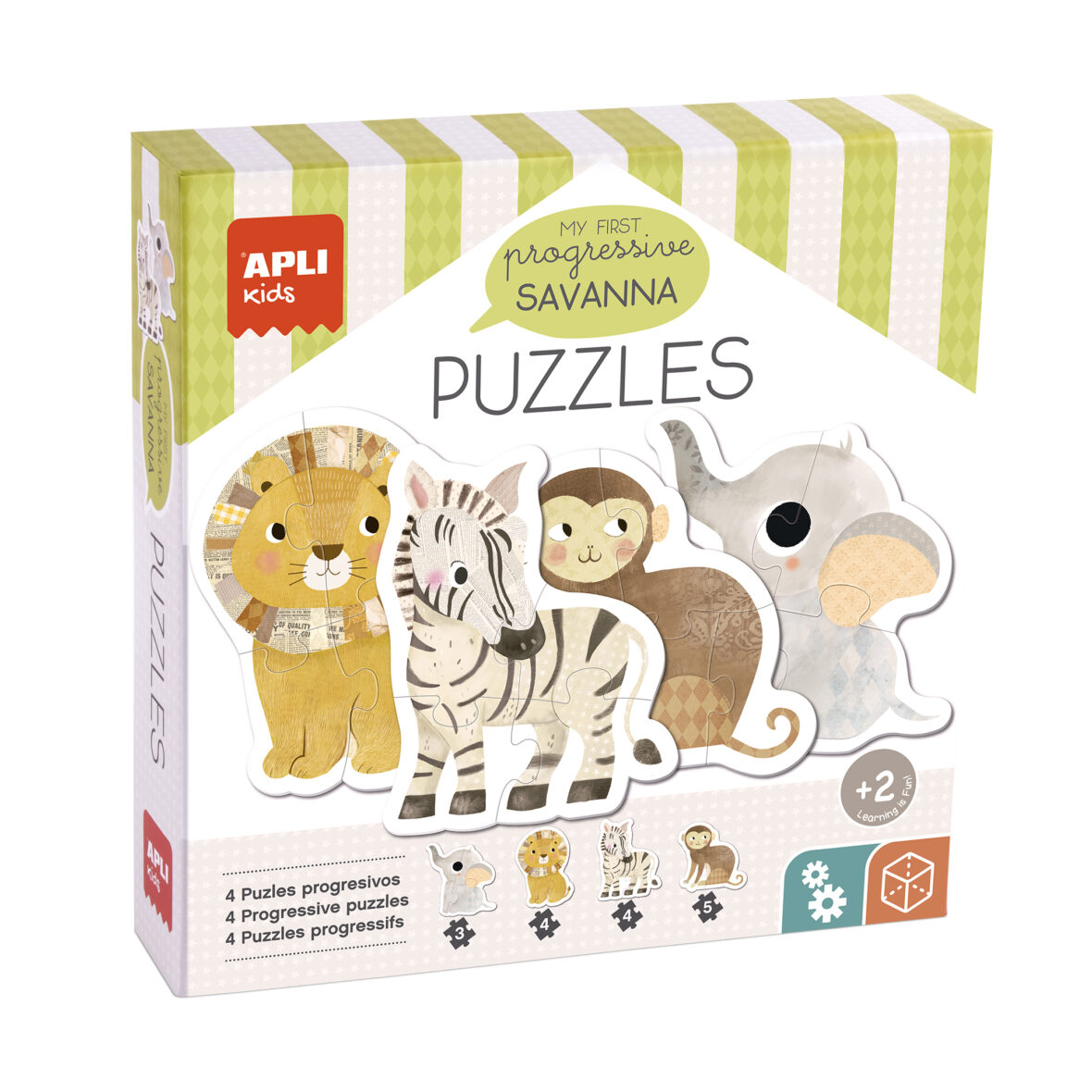 APLI B.MY FIRST PUZZLES SAVANNA 16U