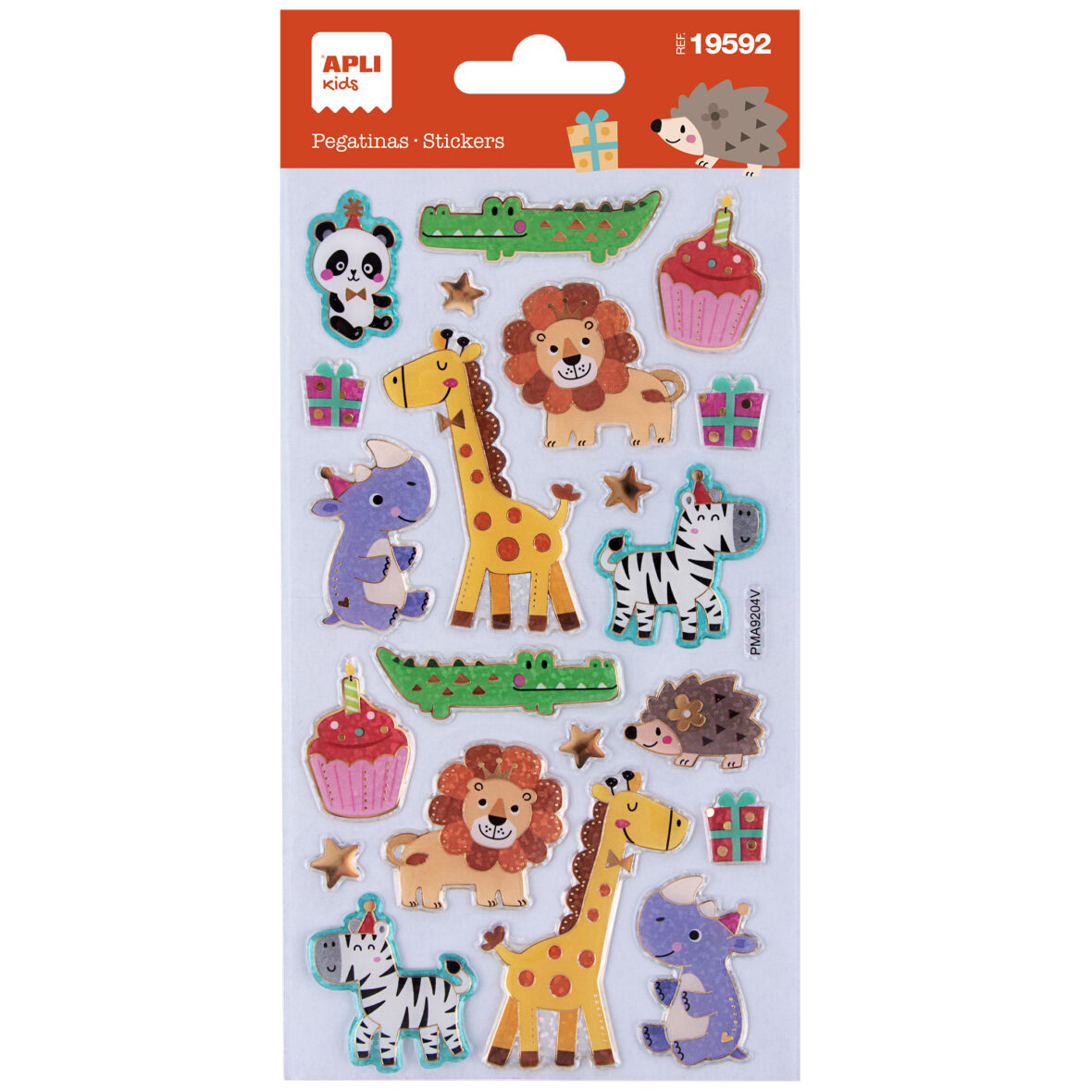 APLI PARTY ANIMALS STICKER BAG 1S