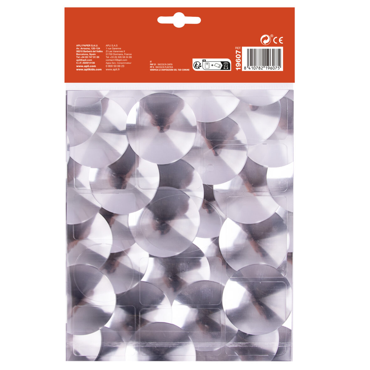 APLI B.SNOWFLAKE GIFT TAGS 2S