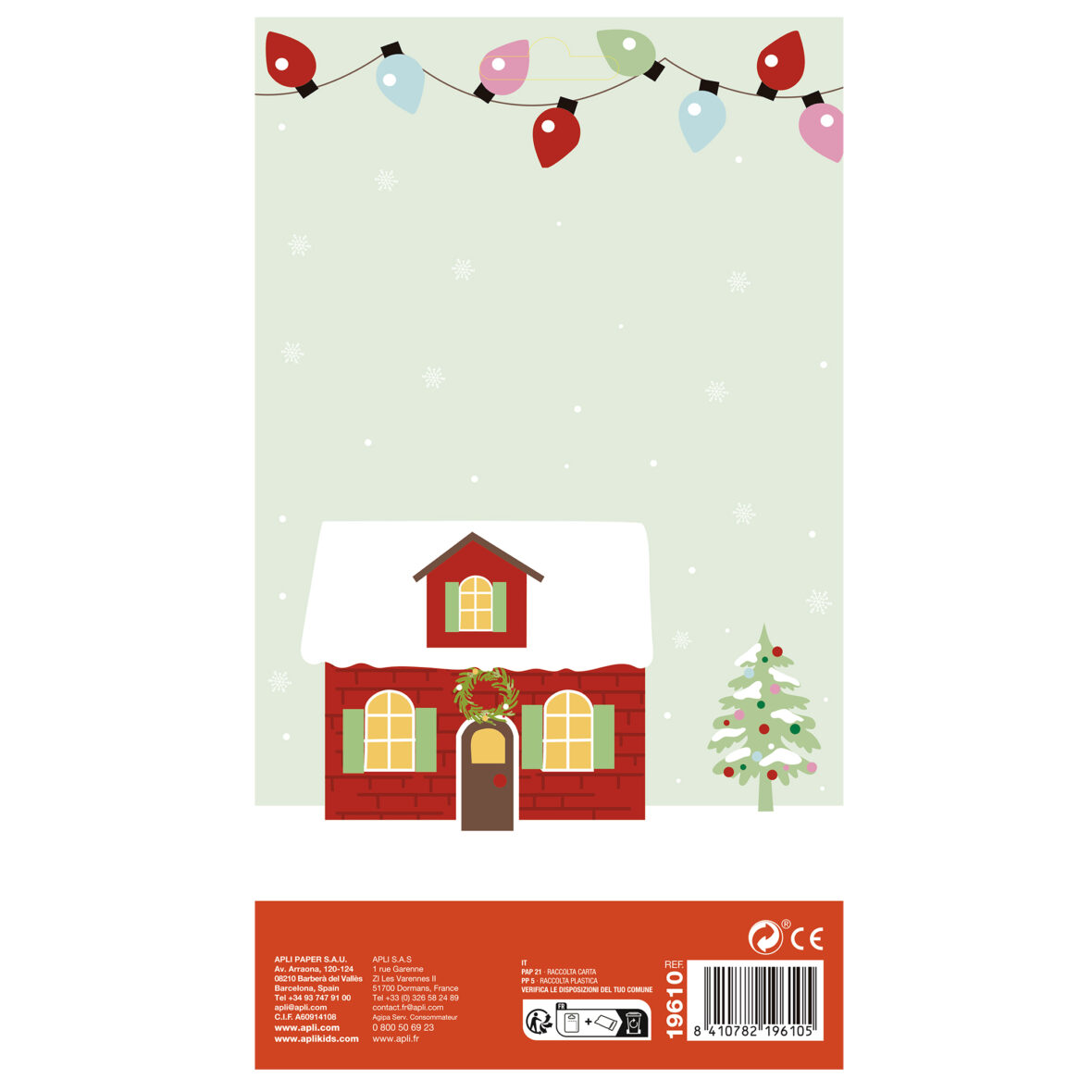 APLI B.CHRISTMAS TREE GIFT TAGS 1S