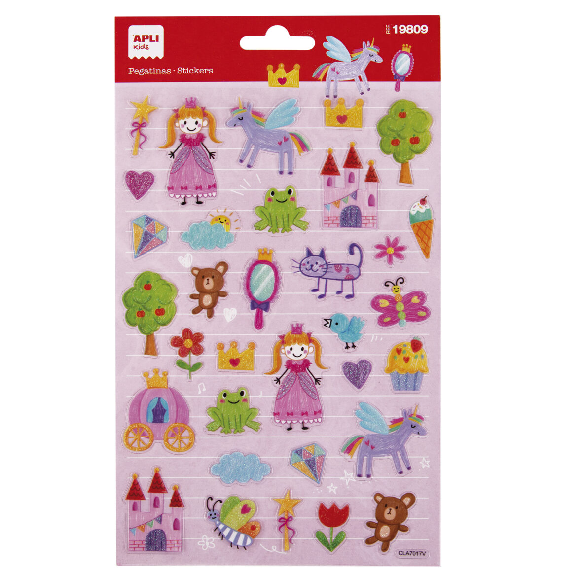 APLI B. PRINCESS DRAWING STICKERS 1S