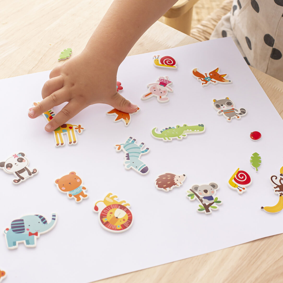 APLI Stickers Jungle Animals 24 u. – EVA foam stickers