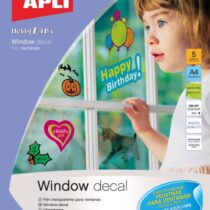 Διάφανο φιλμ αυτοκόλλητο για παράθυρα, Α4/5 φύλλα