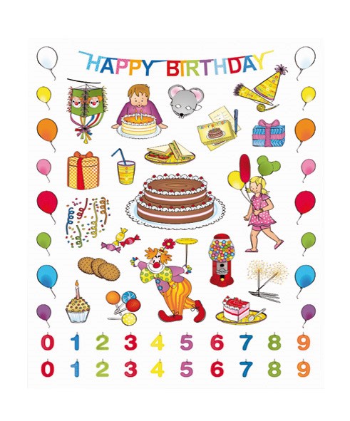 Αυτοκόλλητα Γενέθλια