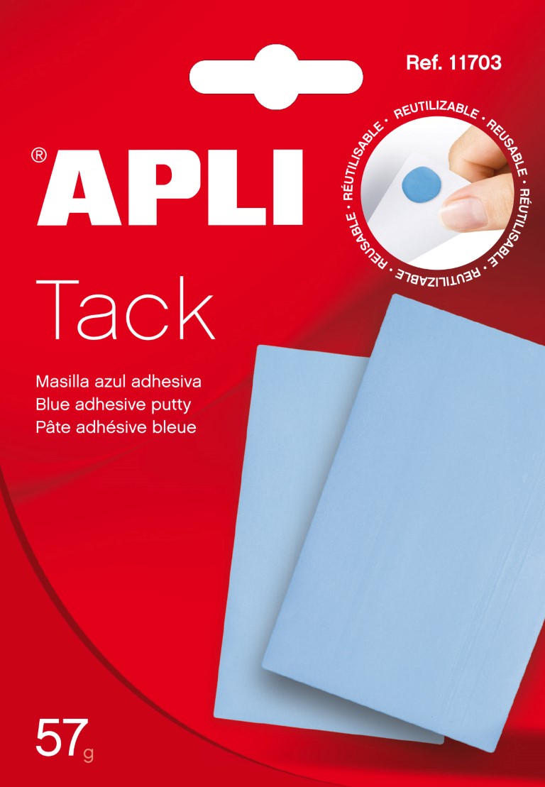 APLI tack blue mouldable putty 57 g