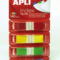 Αυτοκόλλητοι διάφανοι σελιδοδείκτες zig-zag