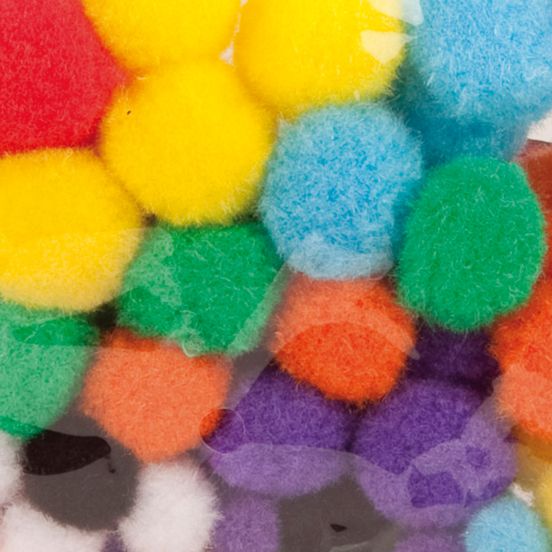 Πολύχρωμα Pompon