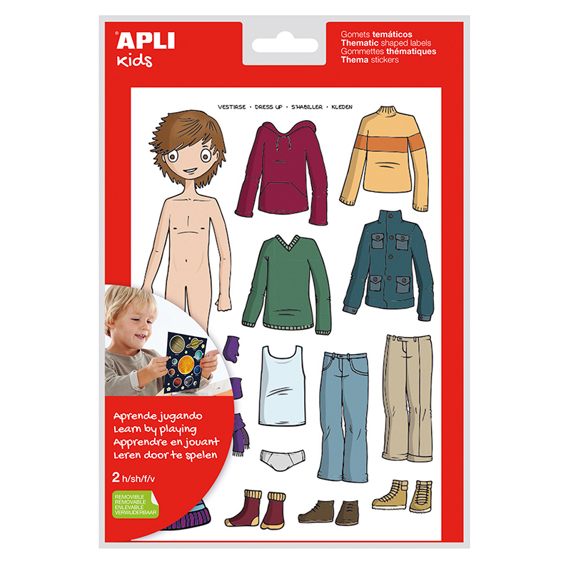 Αυτοκόλλητα με αγορίστικα ρουχαλάκια