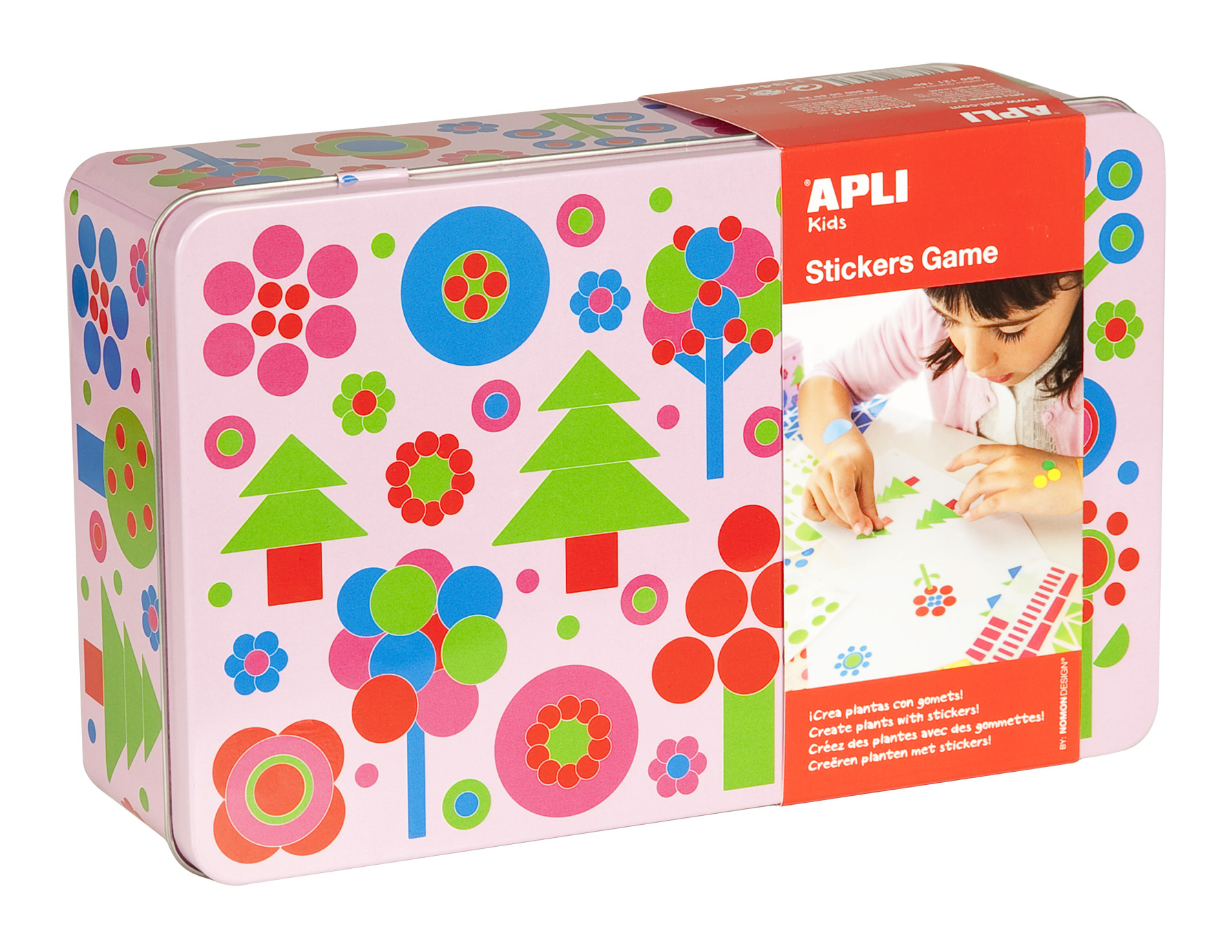 Παιχνίδι με αυτοκόλλητα Φτιάχνω λουλούδια