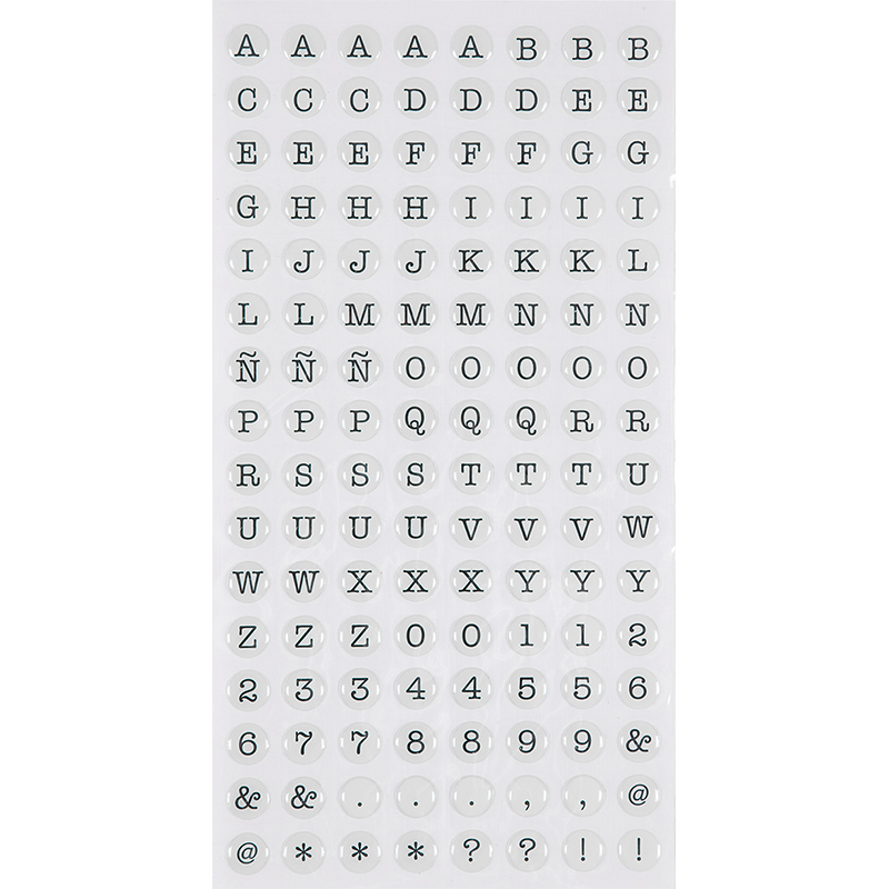 Αυτοκόλλητα Ασπρόμαυρων κουκίδων